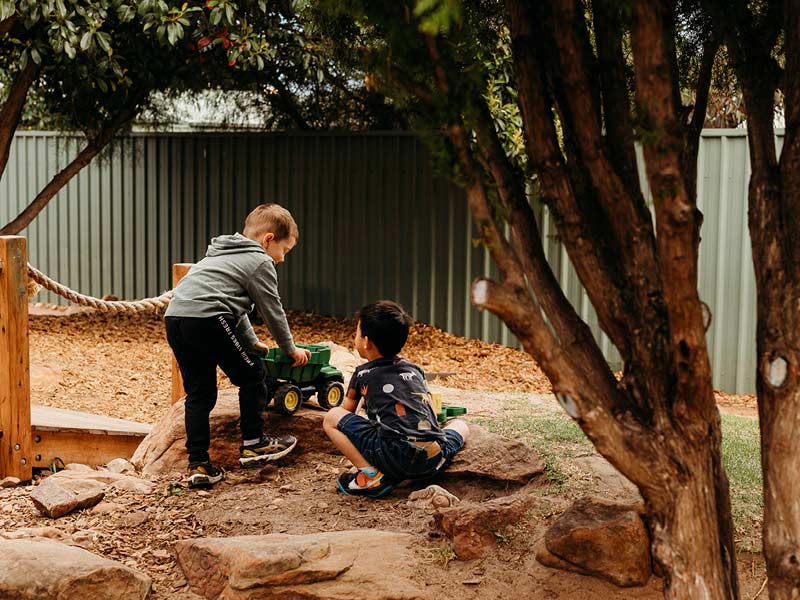 Kindy Room - outdoor play